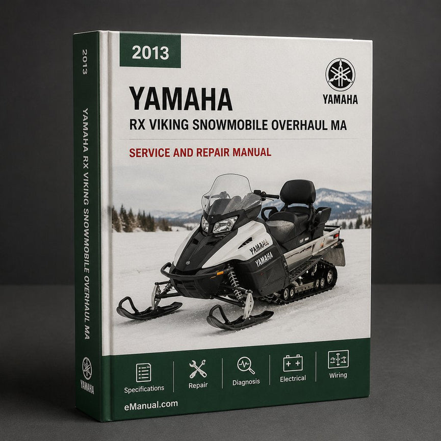 2013 Yamaha RX VIKING Snowmobile Service Repair Maintenance Overhaul Workshop Manual