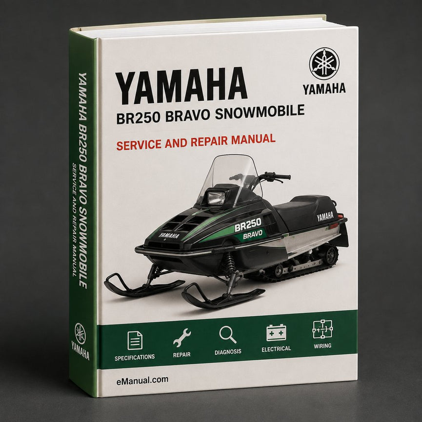 Yamaha BR250 Bravo Snowmobile Factory Service Repair Manual