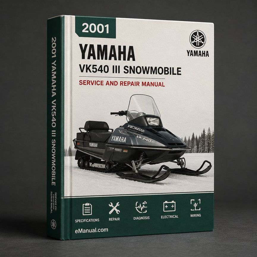 Yamaha VK540 III Snowmobile Service Repair PDF Manual 2001-2005 Download