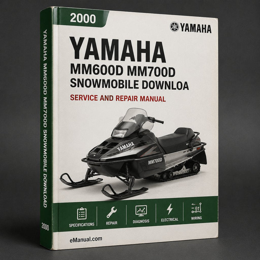 2000 2001 Yamaha MM600D MM700D Snowmobile Service Repair Workshop Manual Download PDF