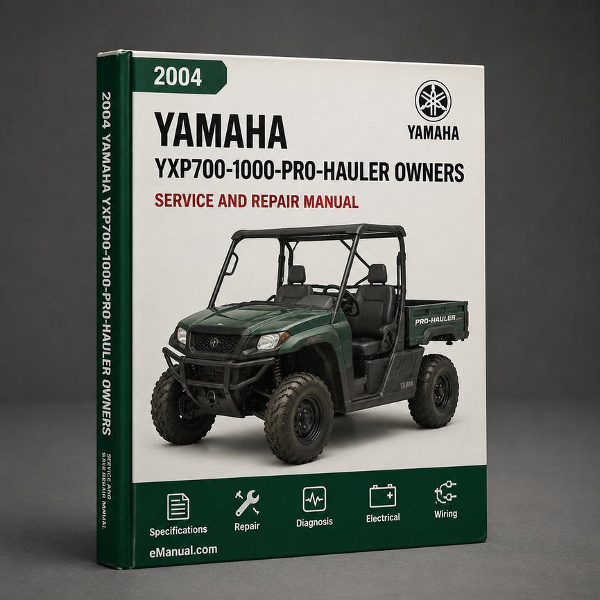 Yamaha YXP700-1000-Pro-Hauler Owners Manual 2004