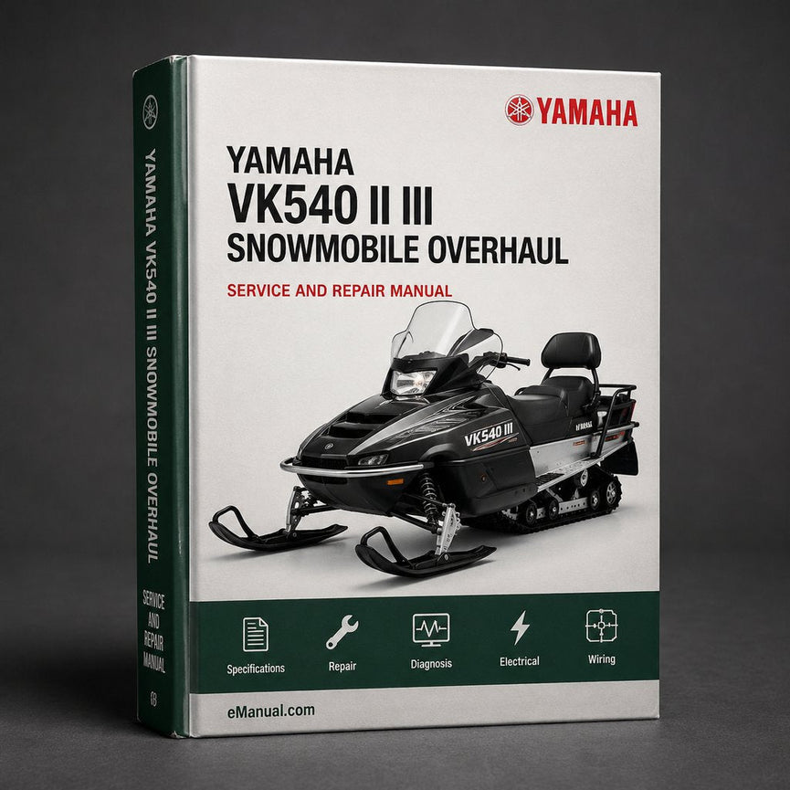 Yamaha VK540 II / III Snowmobile Service Repair Maintenance Overhaul Workshop Manual