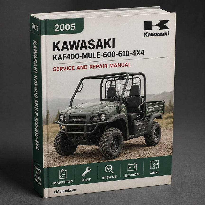 Kawasaki KAF400-Mule-600-610-4x4 Service Manual 2005
