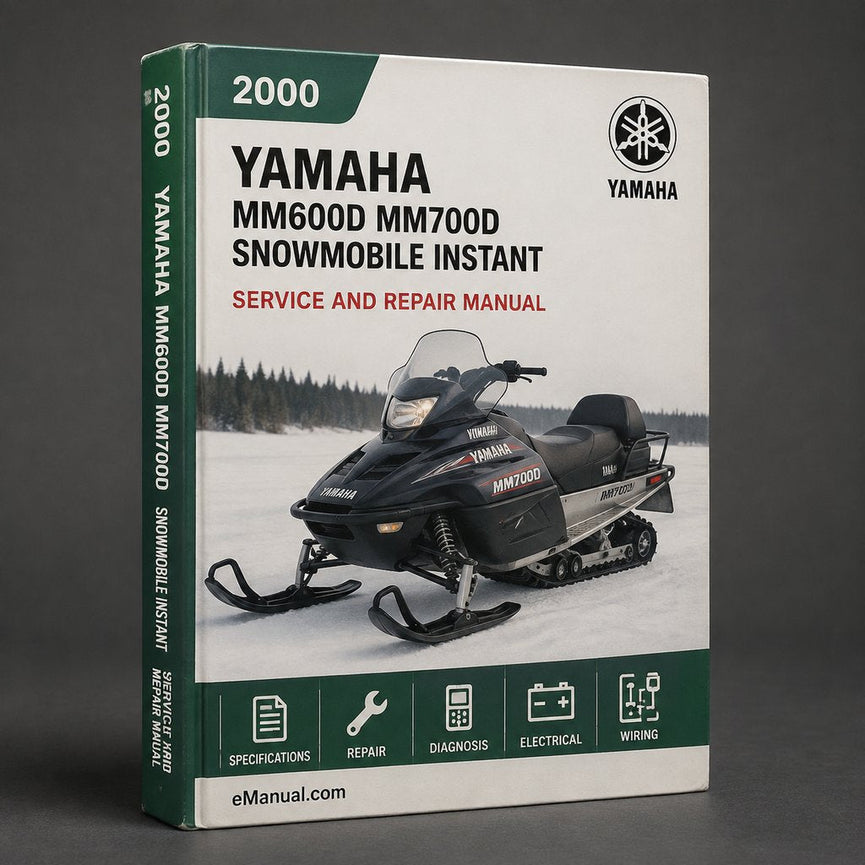 2000 2001 Yamaha MM600D MM700D Snowmobile Service Repair Manual PDF
