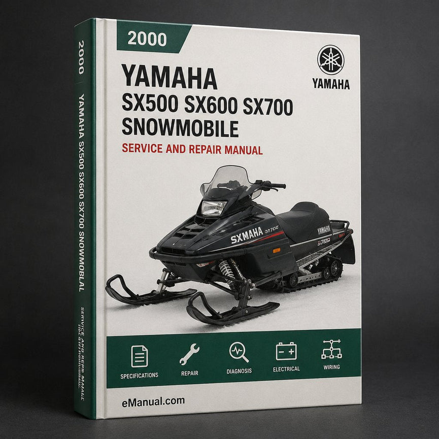2000-2001 Yamaha SX500 SX600 SX700 Snowmobile Repair Manual