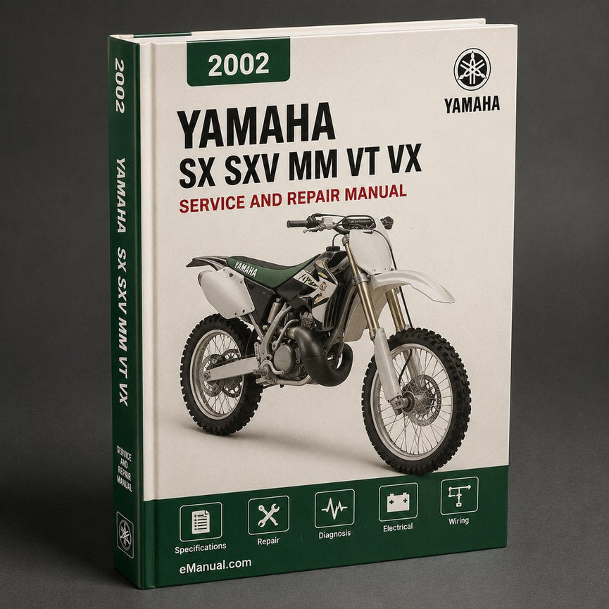 2002-2006 Yamaha SX SXV MM VT VX 700 Snowmobile Repair Manual