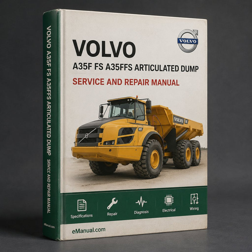 Volvo A35F FS A35FFS Articulated Dump Truck Service Repair Manual PDF