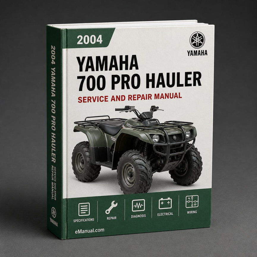 Yamaha 700 Pro Hauler 2004-2006 Workshop Service Manual