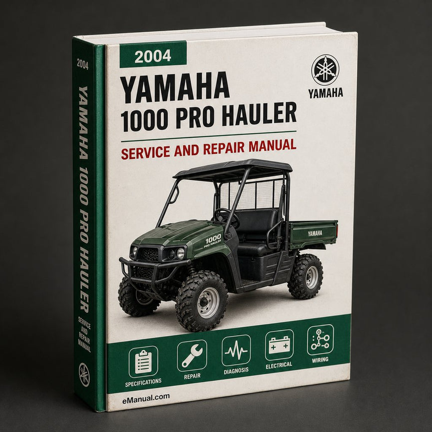 Yamaha 1000 Pro Hauler 2004-2006 Workshop Service Manual