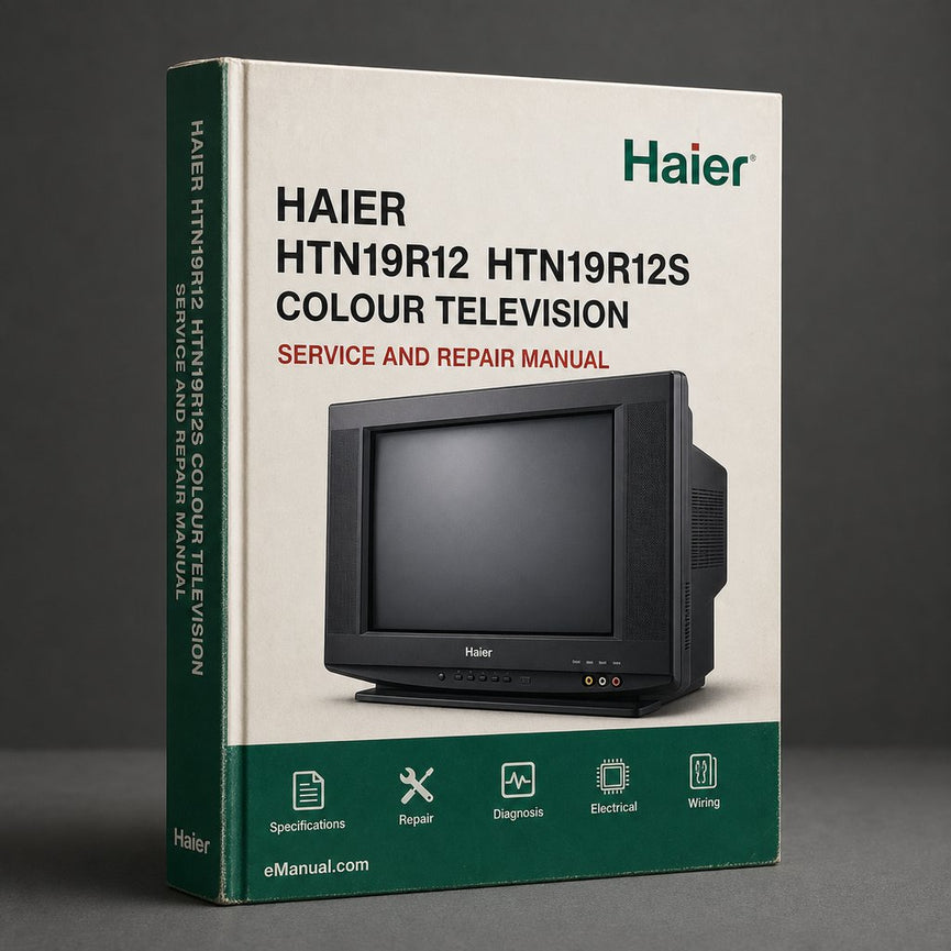Service Manual Haier HTN19R12 / HTN19R12S COLOUR TELEVISION