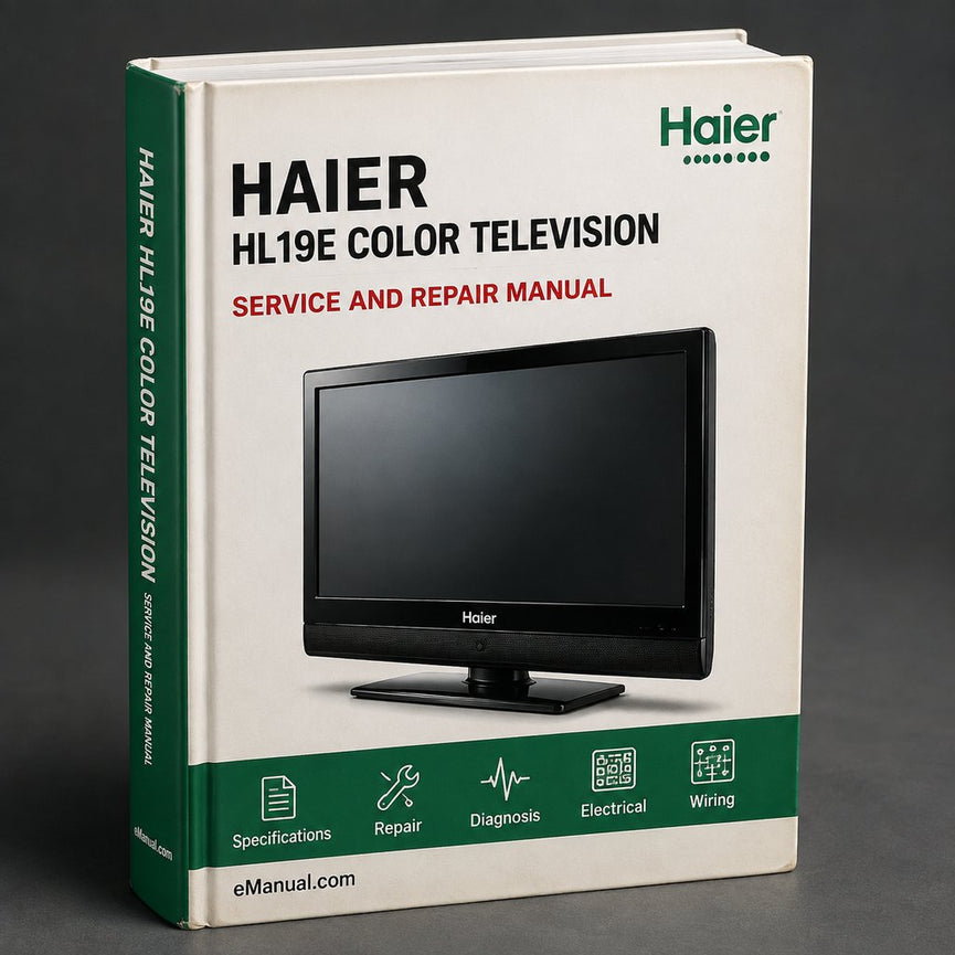 Haier HL19E Color TELEVISION Service Manual