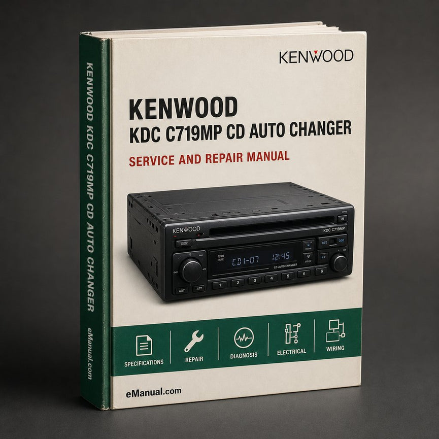 Service Manual Kenwood KDC C719MP CD Auto CHANGER