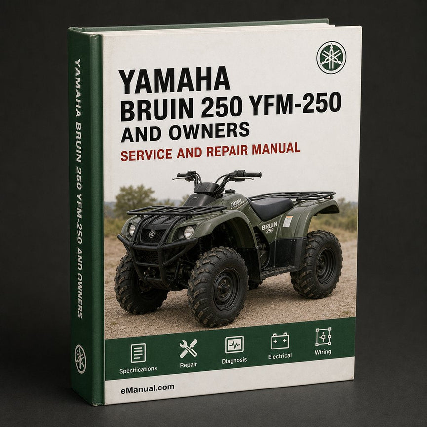 Yamaha BRUIN 250 YFM-250 Service Repair Manual and Owners Manual