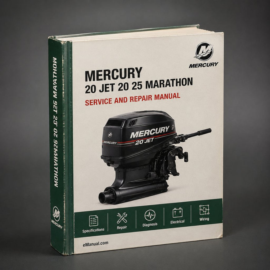 Mercury Service Manual 20 Jet 20 25 Marathon Seapro 25