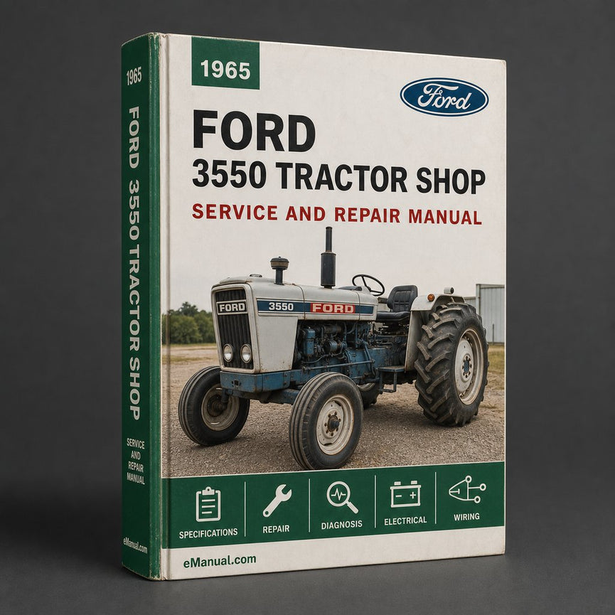 Ford 3550 Tractor Service Repair Shop Manual Workshop 1965-1975