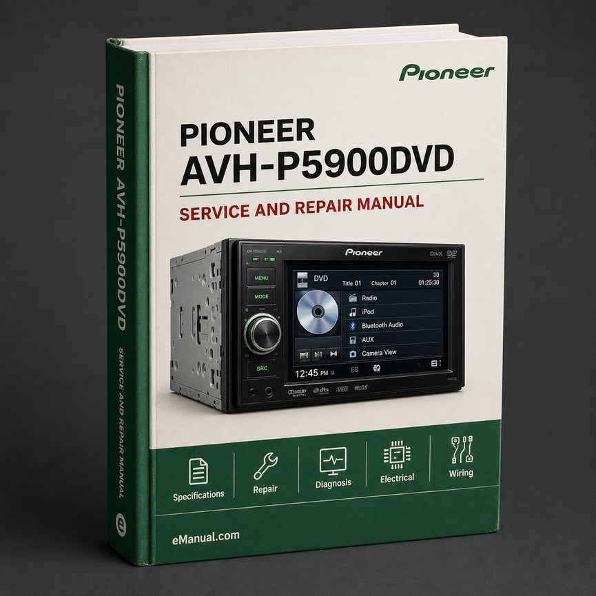 Pioneer AVH-P5900DVD Service Manual & Repair Guide