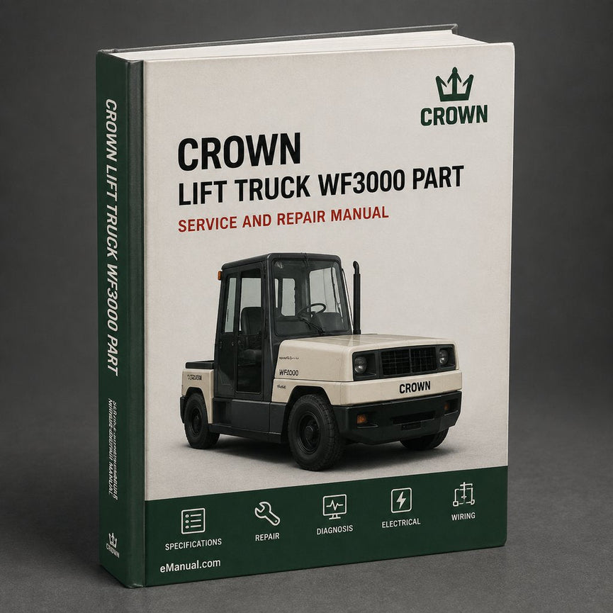 CROWN Lift Truck WF3000 Parts PART Manual