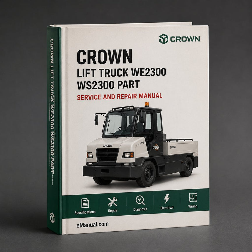 CROWN Lift Truck WE2300 WS2300 Parts PART Manual