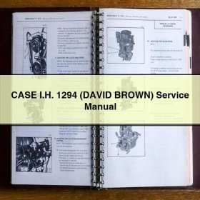 CASE I.H. 1294 (DAVID BROWN) Service Repair Manual