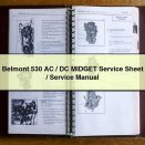 Belmont 530 AC/DC MIDGET Service Sheet/Service Repair Manual