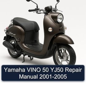 Yamaha VINO 50 YJ50 Repair Manual 2001-2005