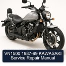 VN1500 1987-99 KAWASAKI Service Repair Manual