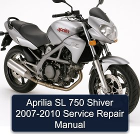 Aprilia SL 750 Shiver 2007-2010 Service Repair Manual