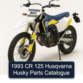 1993 CR 125 Husqvarna Husky Parts Catalogue