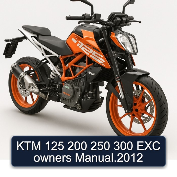 KTM 125 200 250 300 EXC owners Manual.2012