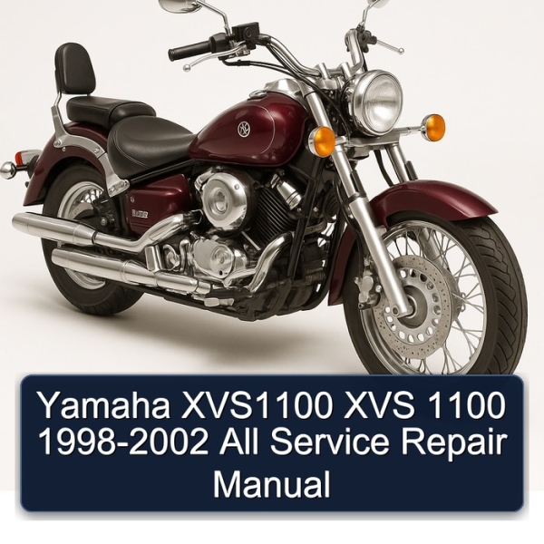 Yamaha XVS1100 XVS 1100 1998-2002 All Service Repair Manual