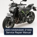 2003 KAWASAKI Z1000 Service Repair Manual