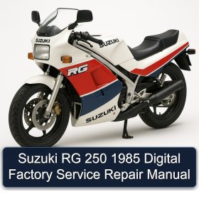 Suzuki RG 250 1985 Digital Factory Service Repair Manual