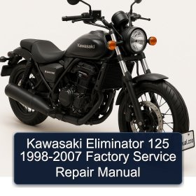 Kawasaki Eliminator 125 1998-2007 Factory Service Repair Manual