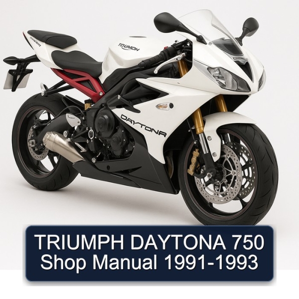 TRIUMPH DAYTONA 750 Shop Manual 1991-1993
