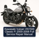Kawasaki Vulcan VN1500 Classic Fi 2000-2008 Full Service Repair Manual
