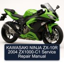 KAWASAKI NINJA ZX-10R 2004 ZX1000-C1 Service Repair Manual