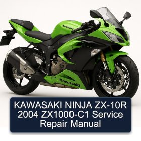 KAWASAKI NINJA ZX-10R 2004 ZX1000-C1 Service Repair Manual