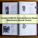 Yamaha C25MLHS Outboard Service Repair Maintenance Manual. Factory