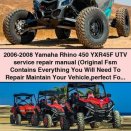 2006-2008 Yamaha Rhino 450 YXR45F UTV Service Repair Manual (Original Fsm perfect For Diy)