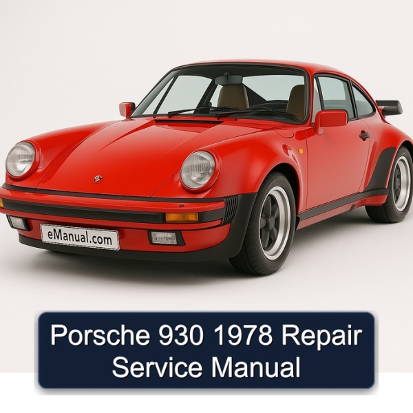 Porsche 930 1978 Repair Service Manual