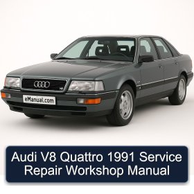 Audi V8 Quattro 1991 Service Repair Workshop Manual