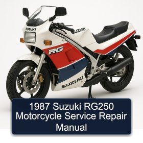1987 Suzuki RG250 Motorcycle Service Repair Manual