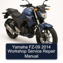 Yamaha FZ-09 2014 Workshop Service Repair Manual