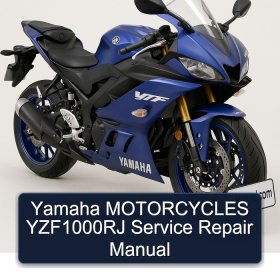 Yamaha MOTORCYCLES YZF1000RJ Service Repair Manual