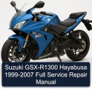 Suzuki GSX-R1300 Hayabusa 1999-2007 Full Service Repair Manual