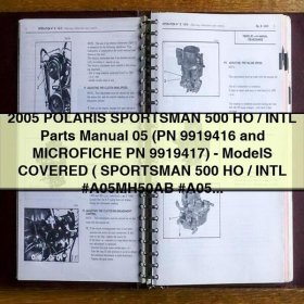2005 POLARIS SPORTSMAN 500 HO/INTL Parts Manual