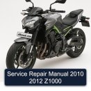 Service Repair Manual 2010 2012 Z1000