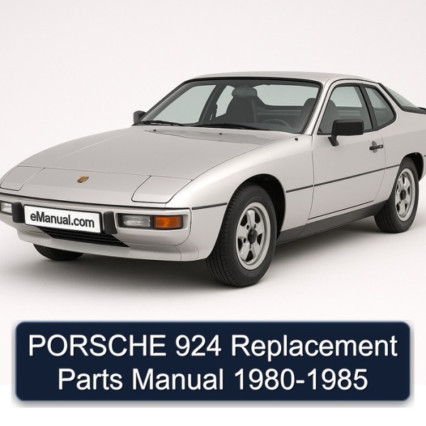 PORSCHE 924 Replacement Parts Manual 1980-1985