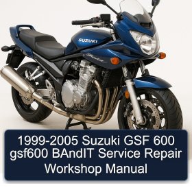 1999-2005 Suzuki GSF 600 gsf600 BAndIT Service Repair Workshop Manual