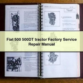 Fiat 500 500DT tractor Factory Service Repair Manual